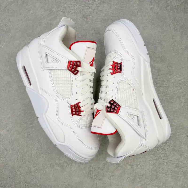AIR JORDAN 4 RETRO WHITE/RED