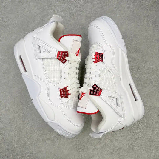 AIR JORDAN 4 RETRO WHITE/RED